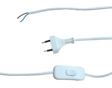 PRZEWÓD KABEL Z WYŁĄCZNIKIEM DO LAMPKI 2 metry