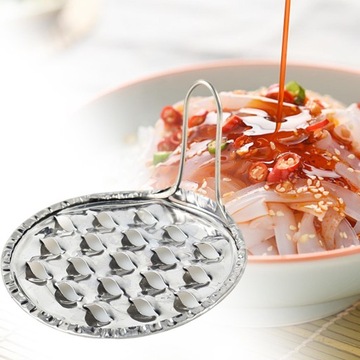 Желейный скребковый фильтр для соскребания холодных макарон на грубую сетку фруктового ассорти