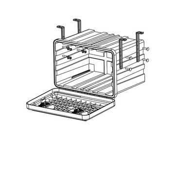 Ящик для инструментов DAKEN JUST 750 74,5 л 750x350x450
