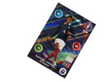 PANINI UEFA EURO 2016 KARTY PIŁKARSKIE DEFENSIVE ROCK RAPHAEL VARANE # 133