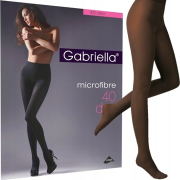 GABRIELLA RAJSTOPY MICROFIBRE r.5-XL CHOCCO 40den