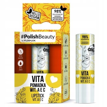 VEGE lip care Pomadka do ust z witaminami A, E I C