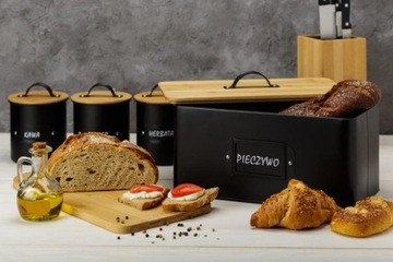 Контейнер для хлеба BARRI из черного бамбука