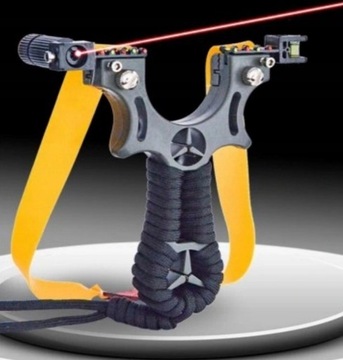 МОЩНАЯ ПРОФЕССИОНАЛЬНАЯ РОГАТКА С ЛАЗЕРНЫМ ПРИЦЕЛОМ