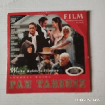 FILM - PAN TADEUSZ - PŁYTA DVD.