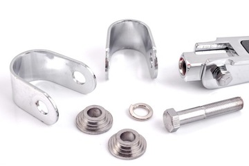 Универсальные подножки для колясок с резиной под дуги безопасности чоппер-круизер 25-32 мм.