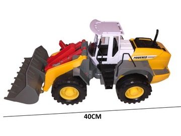 БУЛЬДАЗЕР ИГРУШЕЧНЫЙ ЭКСКАВАТОР-ПОГРУЗЧИК СТРОИТЕЛЬСТВО