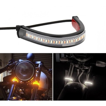 Светодиодные дневные ходовые огни DRL FLEX + динамические направления