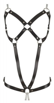 Leather Harness 2 Chains S-L