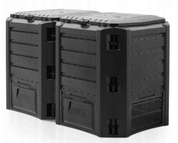 Компостер EKOBAT IKSM-800C 800л 2 камеры ЧЕРНЫЙ