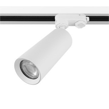 Reflektor szynowy 3-fazowy GU10 60x144mm biały