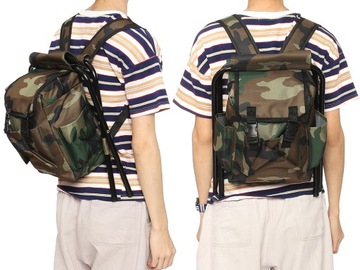 ТУРИСТИЧЕСКИЙ СТУЛ ДЛЯ РЫБАЛКИ, КЕМПИНГОВЫЙ СТУЛ, РЮКЗАК, СКЛАДНАЯ СУМКА 3в1