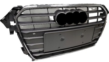 AUDI A4 B8 11- S-LINE MASKA MŘÍŽKA CHLADIČŮ ŠEDÁ