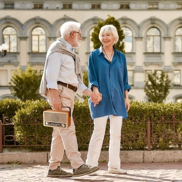 ПОРТАТИВНОЕ РАДИО BLUETOOTH С БАТАРЕЕЙ POWERBANK В ВИНТАЖНОМ СТИЛЕ В НАСТОЯЩЕМ РЕТРО