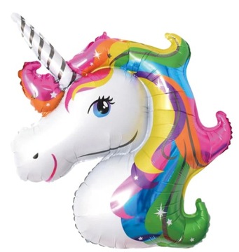 Balon foliowy kolorowy Jednorożec Unicorn