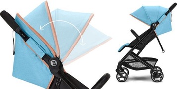 Cybex Beezy 2.0 Stylowy Wózek Spacerowy do 22kg Beach Blue