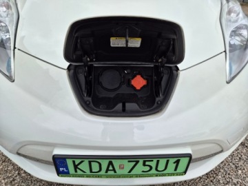 Nissan Leaf I Hatchback 5d Facelifting Elektryczny 109KM 2016 Nissan Leaf Sliczny Bialy elektryk 30KWH 149tys km Navi, kamera, automat f, zdjęcie 32