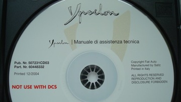 Руководство по ремонту Lancia Ypsilon на компакт-диске Lancia Ypsilon 12/2004 Оригинал PL