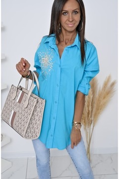 КРАСИВО ОКРАШЕННАЯ РУБАШКА ОВЕРСАЙЗ ELIT! WZ.3 С