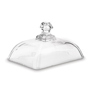 SZKLANA MASELNICZKA Z POKRYWKĄ maselnica Tadar pojemnik na masło twaróg