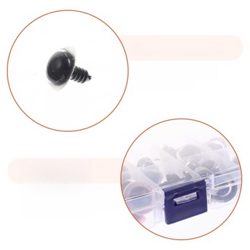 1SET SAFETY EYES PLASTIKOWE WYPCHANE SZYDEŁKOWE OCZY LALKI DO DIY CRAFT Z WASHE