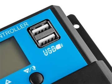 РЕГУЛЯТОР ЗАРЯДКИ NEO 12В 24В ЖК-ПАНЕЛЬ 10А