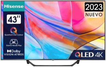 Телевизор HISENSE 43A7KQ QLED 4K HDR VIDAA Atmos