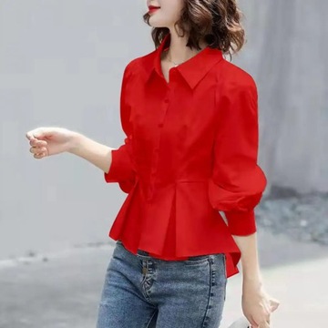 Fall Blouse OL Style Long Sleeves Business Occasio