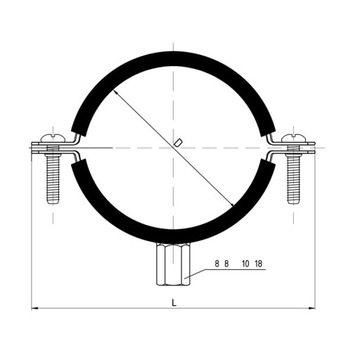 Стальная ручка с жвачкой одиночной 2 дюйма