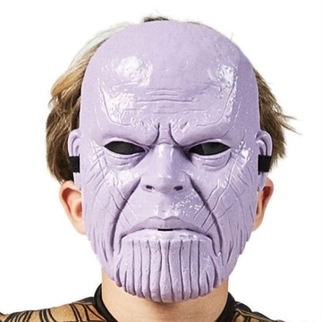 STRÓJ PRZEBRANIE COSPLAY THANOS SKIN MASKA 128/134