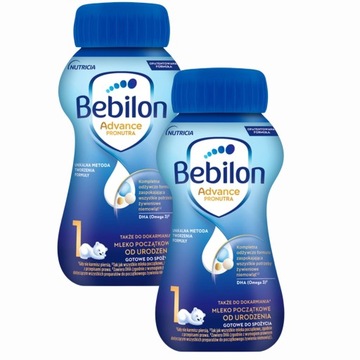 Bebilon 1 Pronutra Advance mleko początkowe od urodzenia 200 ml