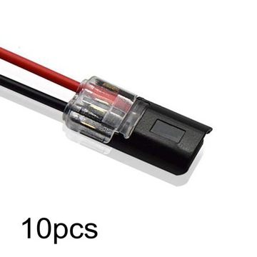 10x wtykowe złącza przewodów LED/złącza przewodów sprężynowych/niskie napięcie/