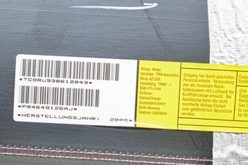 CHRYSLER 300 C MK1 STŘECHA PRAVÝ BAM-PT1-1194 P04649126AJ 2004