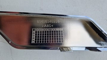Манекен гриля с хромированной полосой man tgx tg3 81416140257