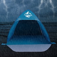 4-ЗВЕЗДОЧНАЯ ПАЛАТКА С УФ-ВОДОНЕПРОНИЦАЕМОЙ ОЗЕРОЙ