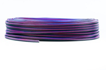 Przewód kabel do taśm LED RGB 4x0,35mm 100mb!