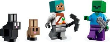 LEGO MINECRAFT 21181 — КРОЛИЧНАЯ ФЕРМА КРОЛИЧНЫЙ ДОМ