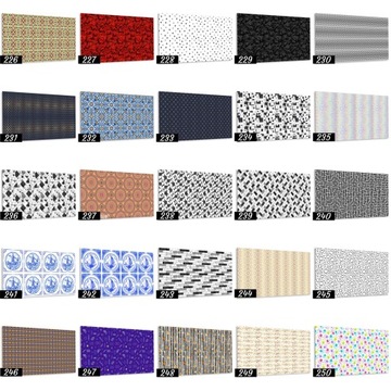 Płytka samoprzylepna PCV Gwiazdy geometria 100x50