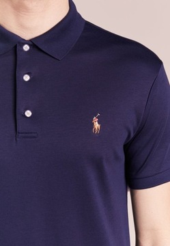 Koszulka polo granat, dżersej Polo Ralph Lauren M