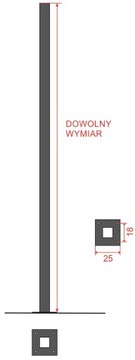 Штанга для камеры, привинчиваемая мачта для наблюдения высотой 3 м.