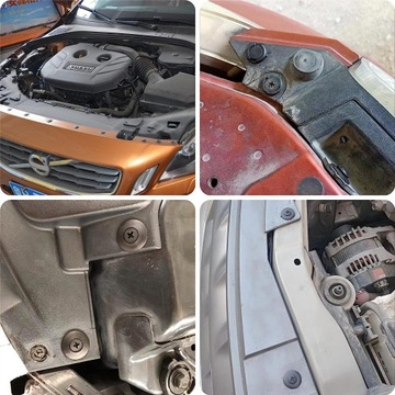 УНИВЕРСАЛЬНЫЕ ЗАЖИМЫ ШПИЛЬКИ АВТОМОБИЛЬНЫЕ ЗАЖИМЫ ДЛЯ АВТОМОБИЛЬНОЙ ОБИВКИ КОМПЛЕКТ 500 EL