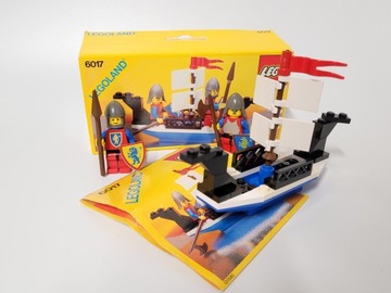 6017 Lego Castle Legoland z pudełkiem BOX instrukcja 1987 uz