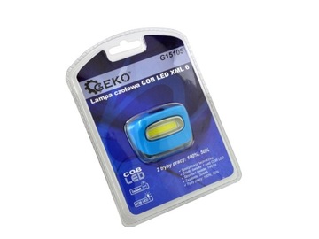 LAMPKA LATARKA CZOŁOWA COB LED 140LM GEKO G15105