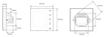 BEZPRZEWODOWY SYSTEM STERUJĄCY SMART HOME KL08RF + UGE600 + VS10WRF + T30NC