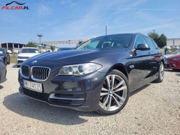 BMW Seria 5 F10-F11 Touring Facelifting 525d 218KM 2014 BMW Seria 5 GWARANCJA 525D xDrive POLIFT Zamiana RATY Udok. przebieg Pano, zdjęcie 1