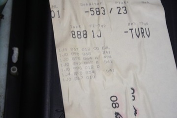 ДВЕРЬ БОКОВАЯ ПЕРЕДНЯЯ ЗАДНЯЯ VW BORA СЕДАН ВЕЛЮР