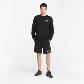 PUMA BLUZA MĘSKA ESS TAPE CREW BLACK r.L