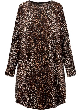 Kobieca urokliwa wzorzysta tunika PLUS SIZE 3XL 46