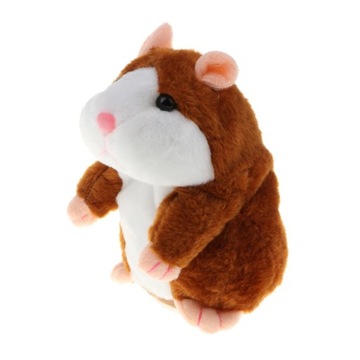 Talking Hamster Repeats What You Brown USB Charge