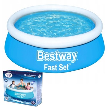 BASEN ROZPOROWY DLA DZIECI RODZINNY 183x51 cm BESTWAY OGRÓD WAKACJE